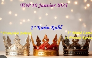 Top 10 du mois de Janvier 2025