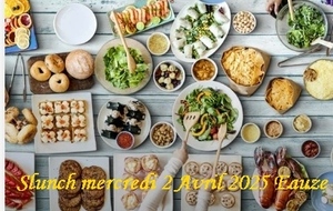 Slunch mercredi 2 Avril  2025 après le tournoi Eauze