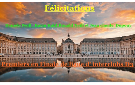 Finale de ligue interclubs D3