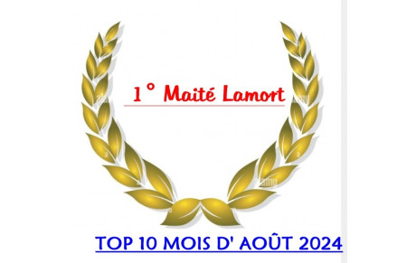 Top 10 du Mois d'Août 2024
