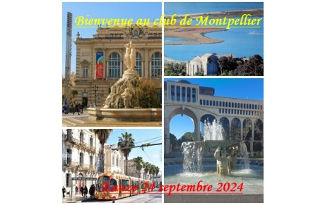 Visite du club de Montpellier pour le tournoi du 25 septembre