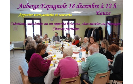 Auberge Espagnole 18 décembre 2024 à 12h