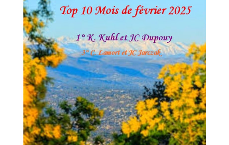 Top 10 du mois de Février  2025