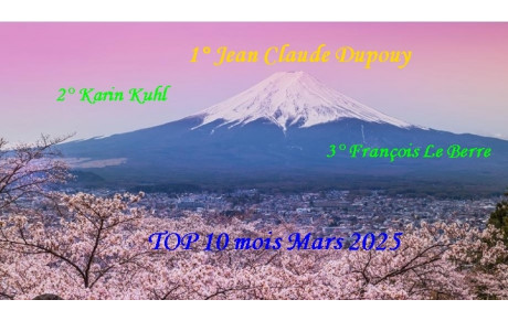 Top 10 mois de Mars 2025